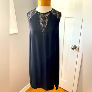 French Connection black dress with lace